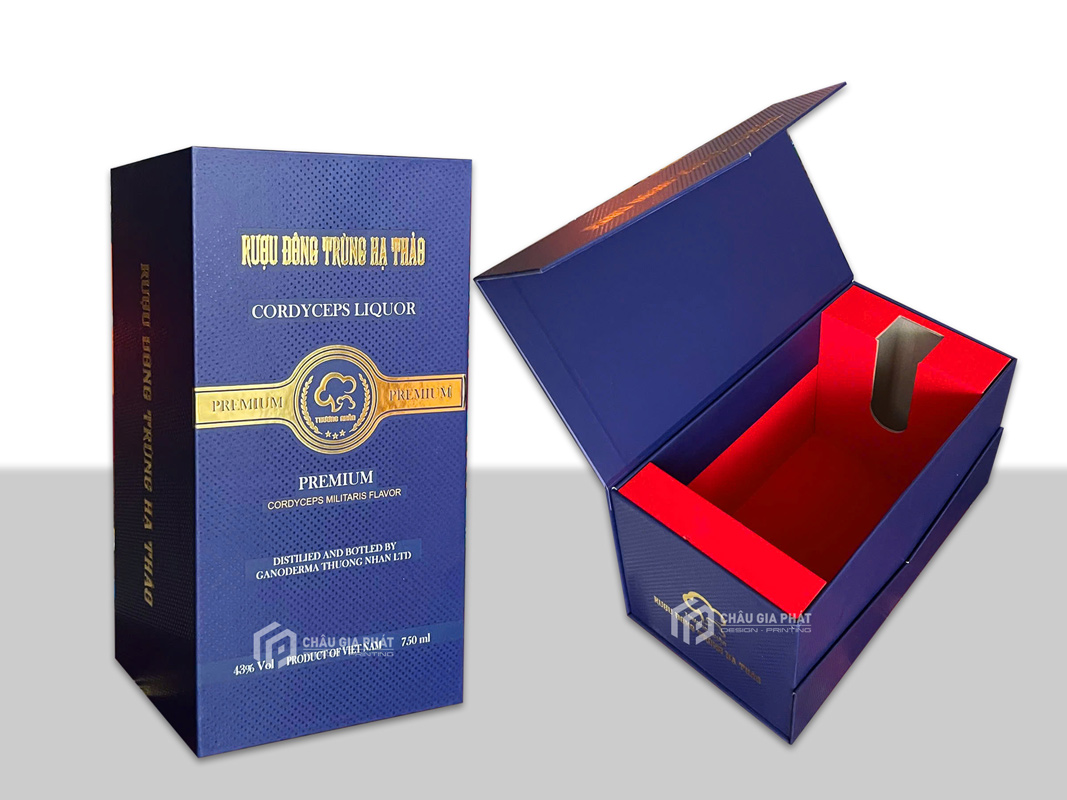 hộp nam châm đựng rượu hộp nam châm đựng rượu