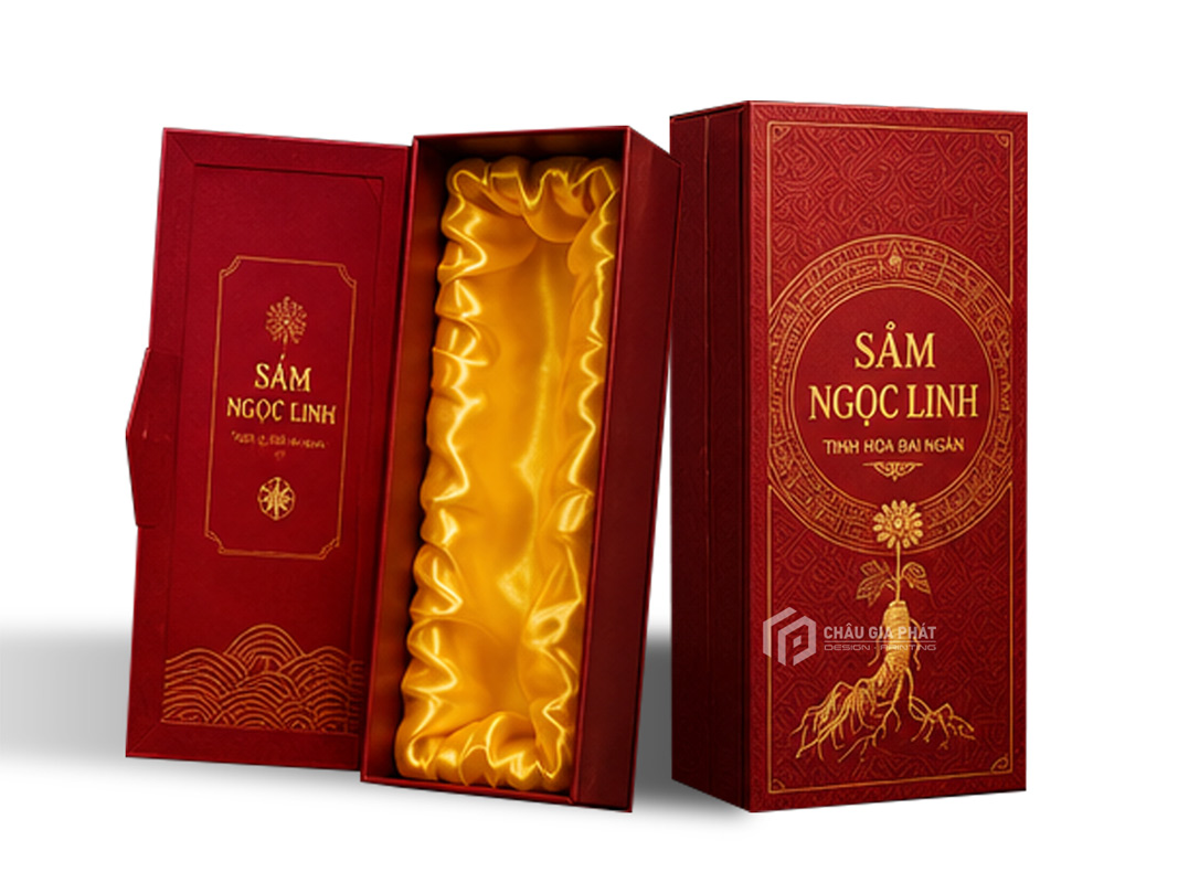 hộp rượu sâm ngọc linh