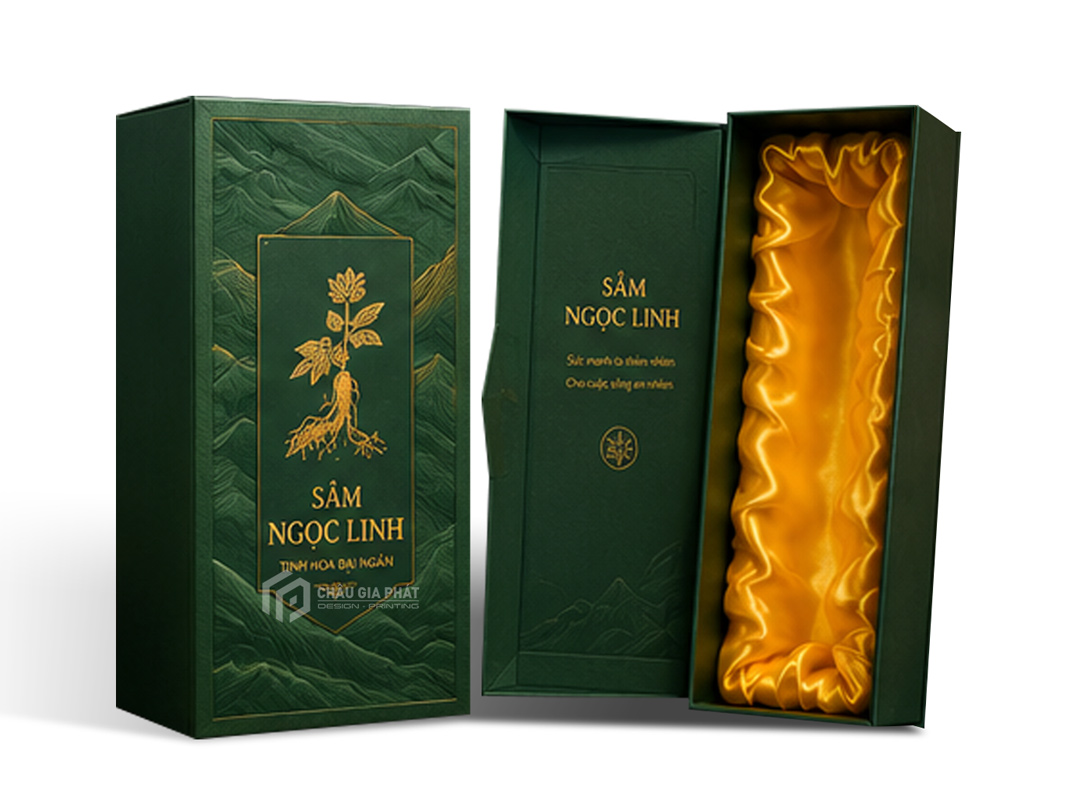 hộp rượu sâm ngọc linh