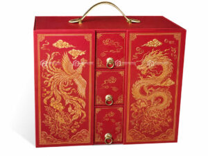 in hộp 3 tầng có ngăn kéo