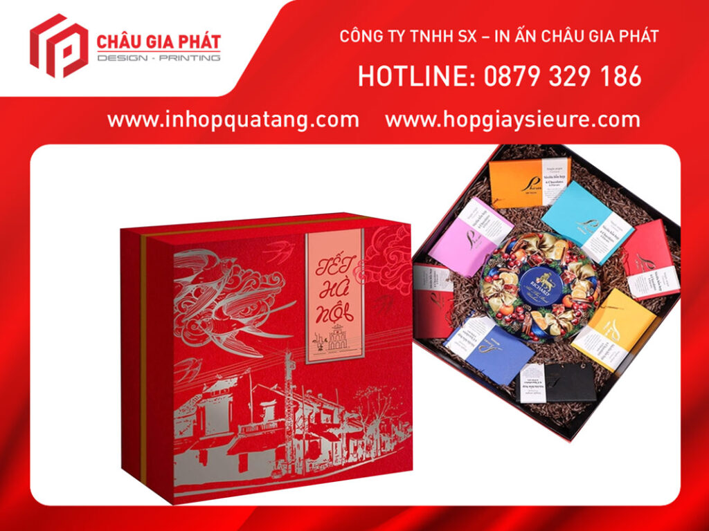 in hộp quà tết