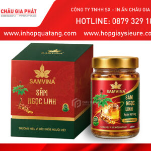 in hộp sâm ngọc linh