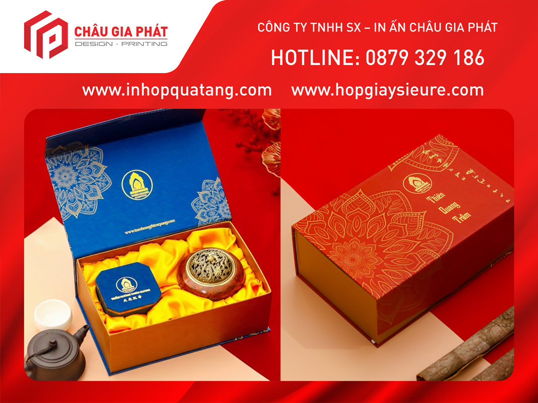 in hộp trầm hương