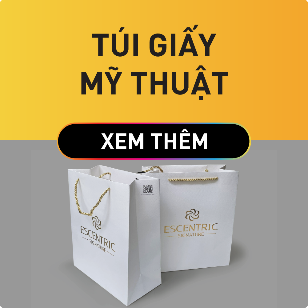 in túi giấy mỹ thuật