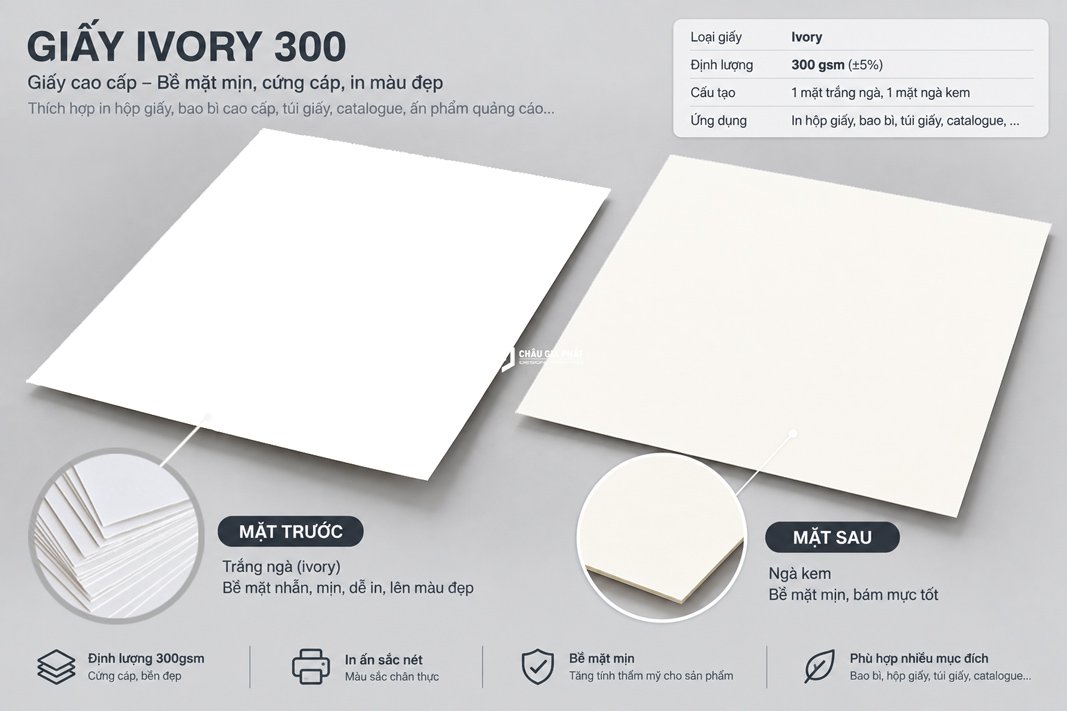 giấy ivory giấy ivory
