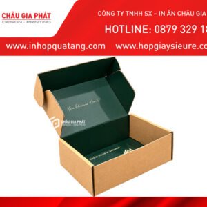 hộp carton nắp gài